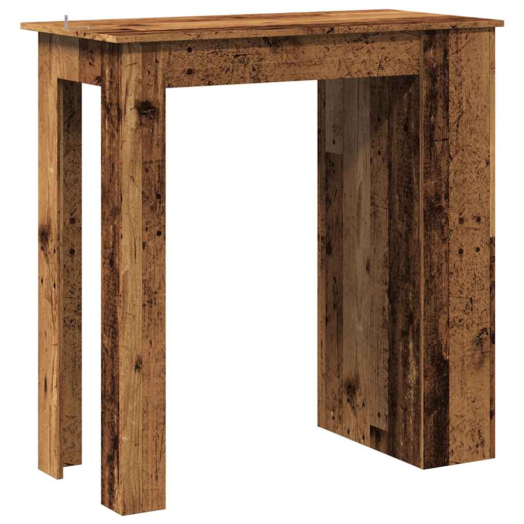 barbord m. stativ 102x50x103,5 cm antikt træ
