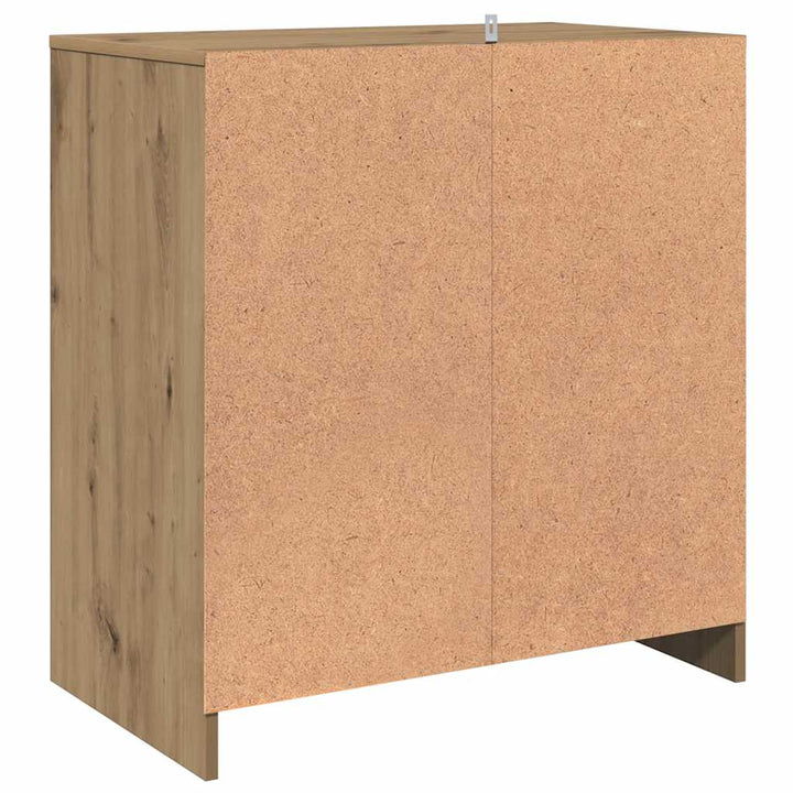 skænk 70x41x75 cm konstrueret træ kunsteg
