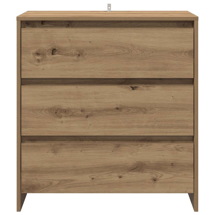 skænk 70x41x75 cm konstrueret træ kunsteg