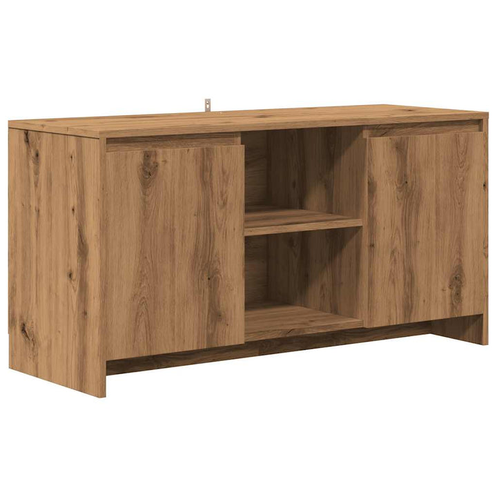 tv-bord 102x37,5x52,5 cm konstrueret træ kunsteg