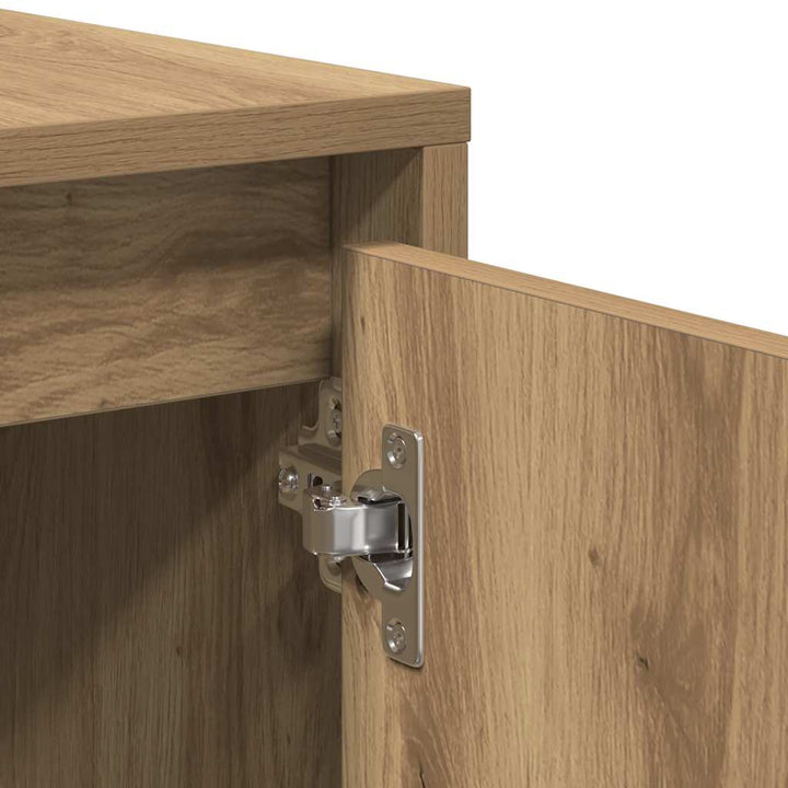 tv-bord 120x30x40,5 cm konstrueret træ kunsteg