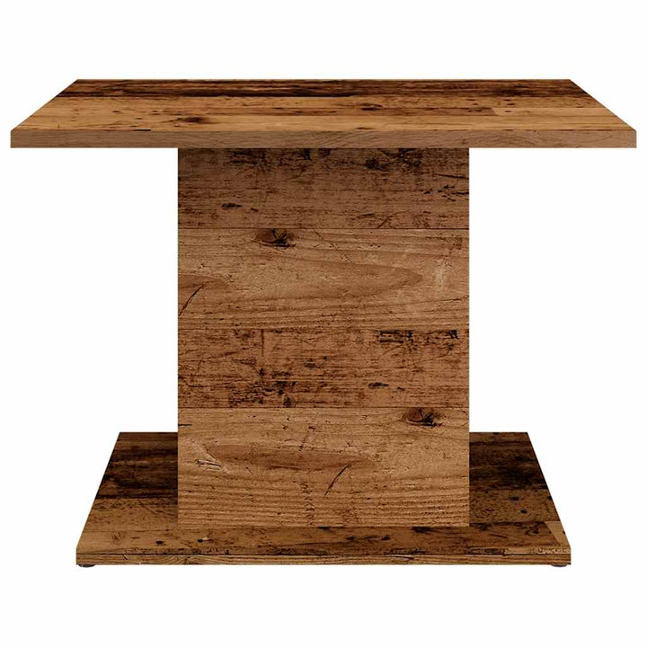 sofabord 55,5x55,5x40 cm konstrueret træ antikt trælook