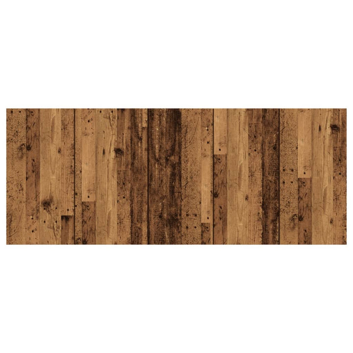 sengegærde 200x1,5x80 cm konstrueret træ antikt trælook