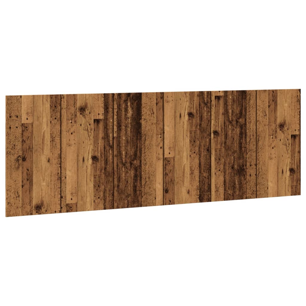 sengegærde 240x1,5x80 cm konstrueret træ gammelt træ-look