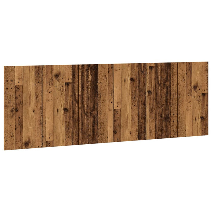 sengegærde 240x1,5x80 cm konstrueret træ gammelt træ-look