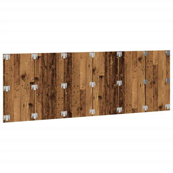 sengegærde 240x1,5x80 cm konstrueret træ gammelt træ-look