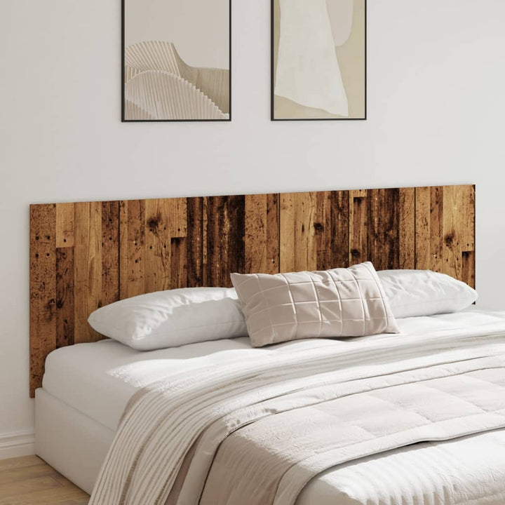 sengegærde 240x1,5x80 cm konstrueret træ gammelt træ-look