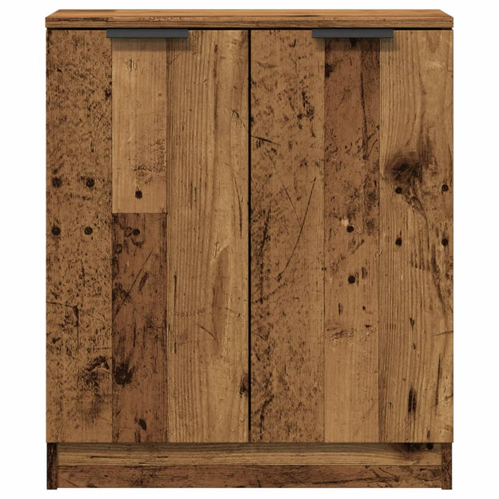 skænk 60x30x70 cm konstrueret træ antikt trælook