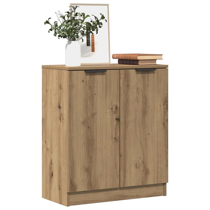 skænk 60x30x70 cm konstrueret træ kunsteg