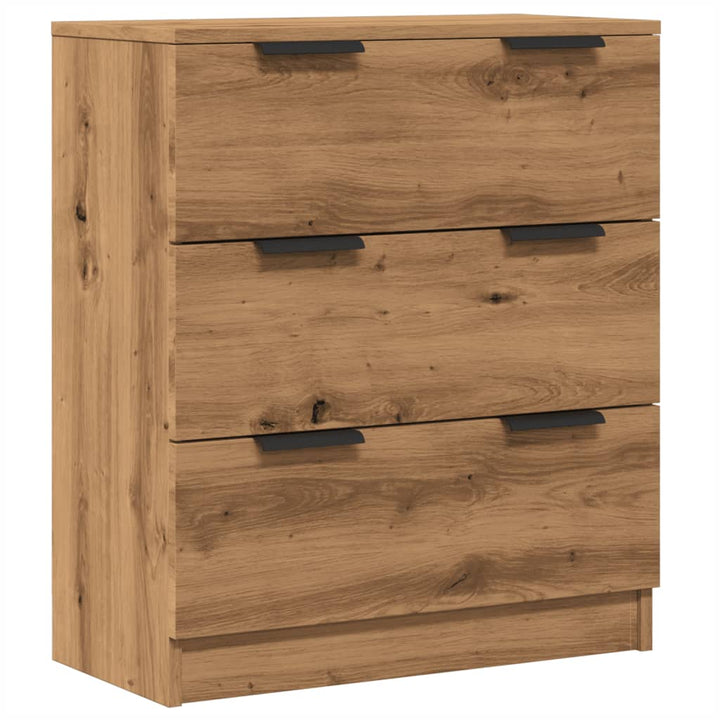 skænk 60x30x70 cm konstrueret træ kunsteg