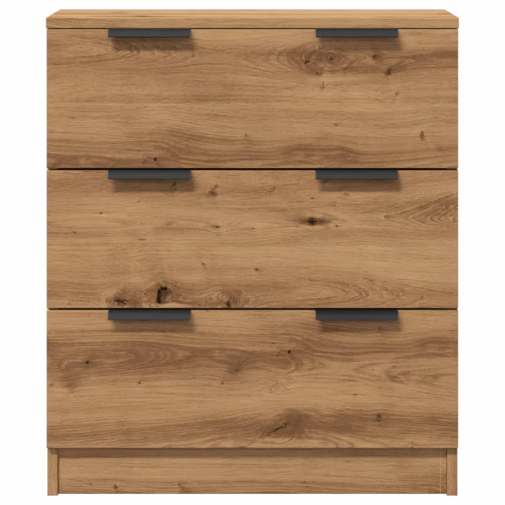 skænk 60x30x70 cm konstrueret træ kunsteg