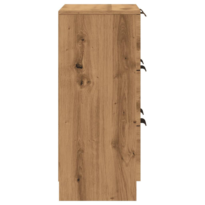 skænk 60x30x70 cm konstrueret træ kunsteg