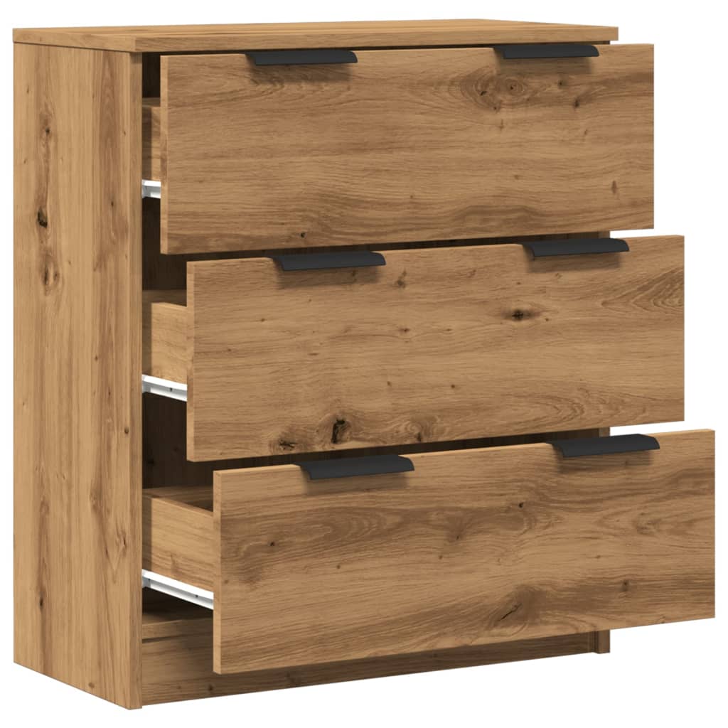 skænk 60x30x70 cm konstrueret træ kunsteg