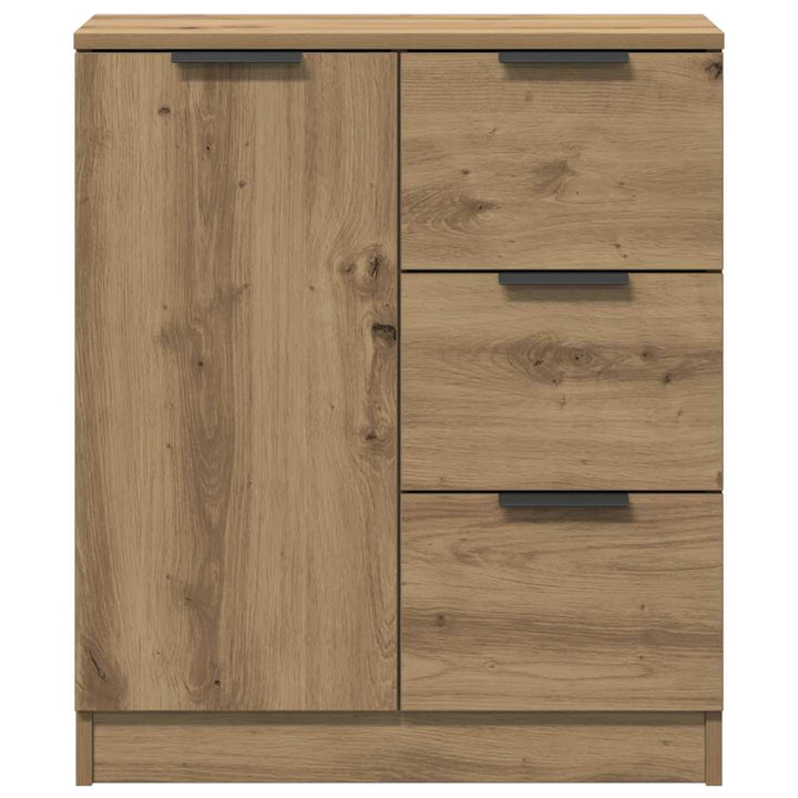 skænk 60x30x70 cm konstrueret træ kunsteg