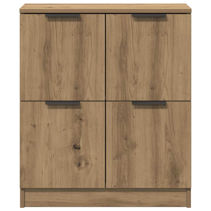 skænk 60x30x70 cm konstrueret træ kunsteg