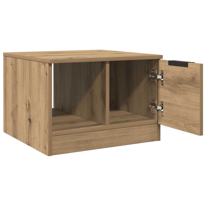 sofabord 50x50x36 cm konstrueret træ kunsteg