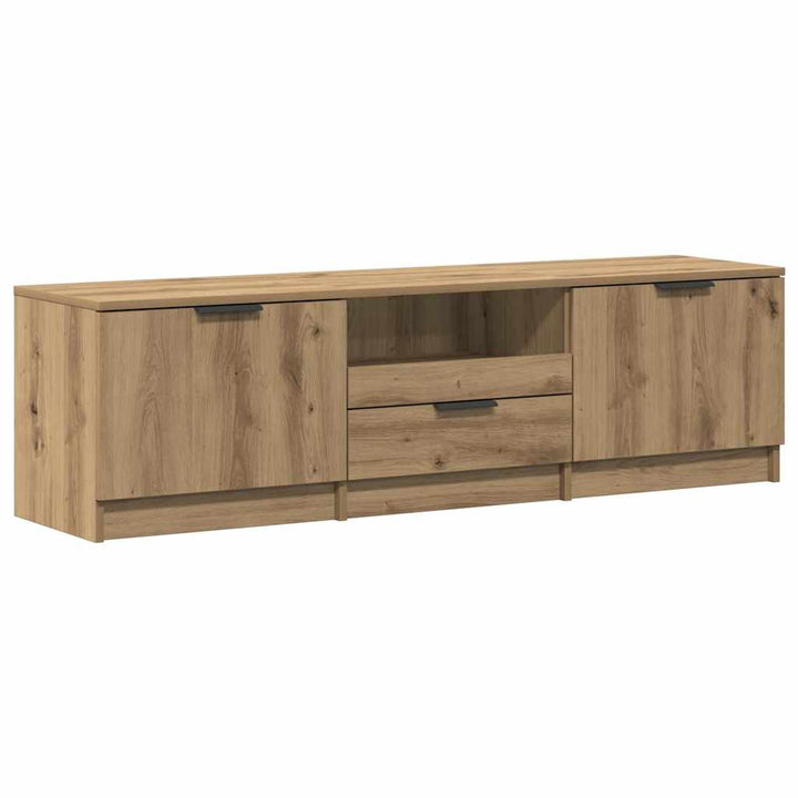 TV-skab håndlavet eg 140x35x40 cm konstrueret træ