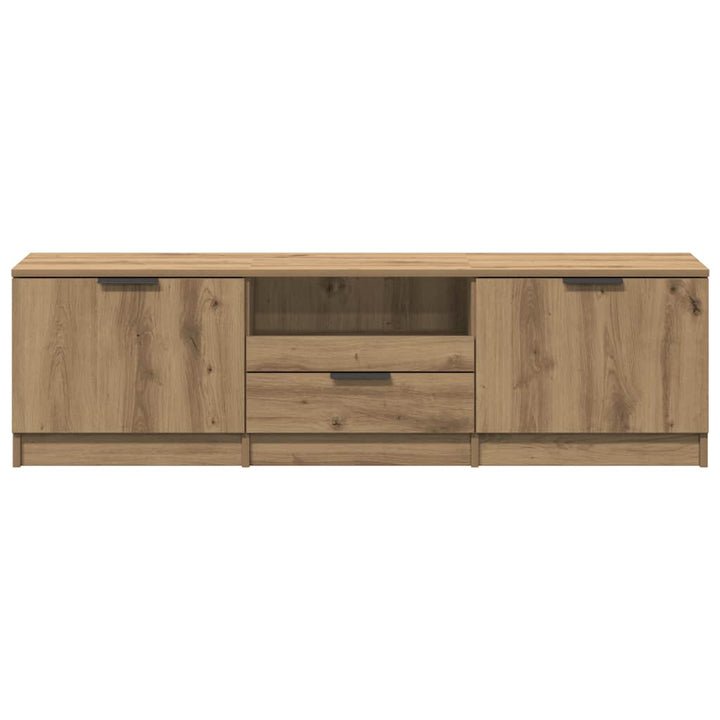 TV-skab håndlavet eg 140x35x40 cm konstrueret træ