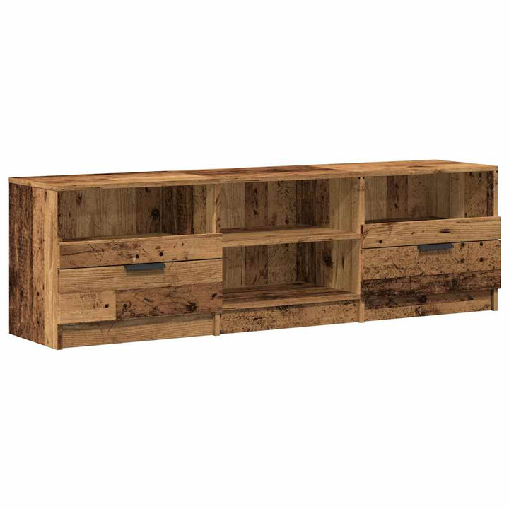 tv-bord 150x33,5x45 cm konstrueret træ gammelt trælook