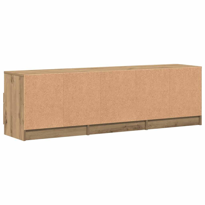 tv-bord 150x33,5x45 cm konstrueret træ kunsteg