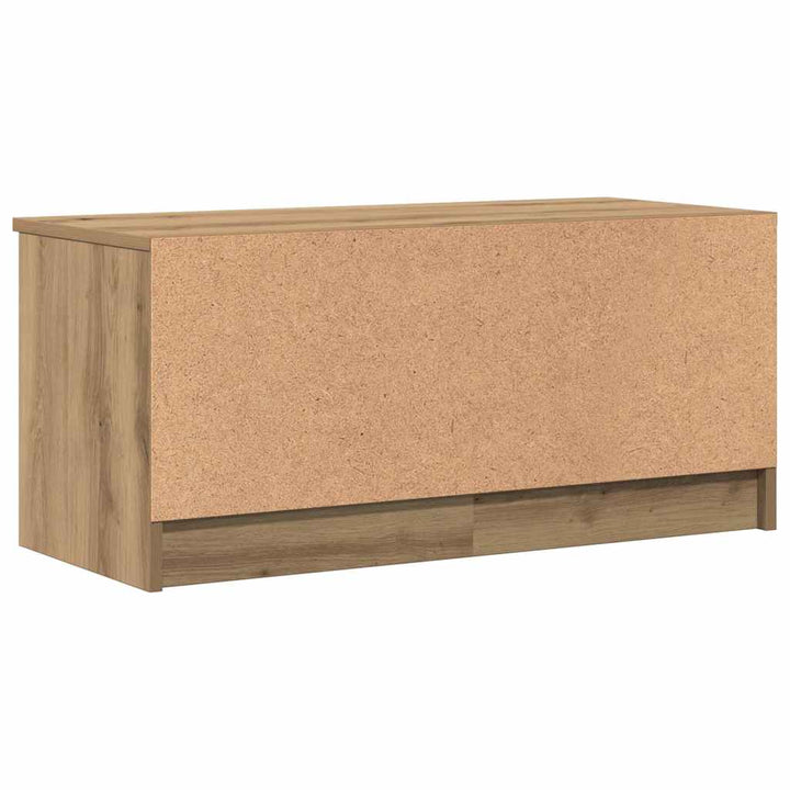 tv-bord 80x35x36,5 cm konstrueret træ kunsteg