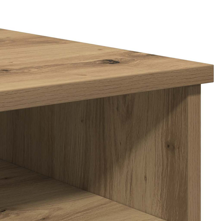 tv-bord 80x35x36,5 cm konstrueret træ kunsteg