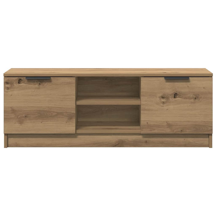 tv-bord 102x35x36,5 cm konstrueret træ kunsteg