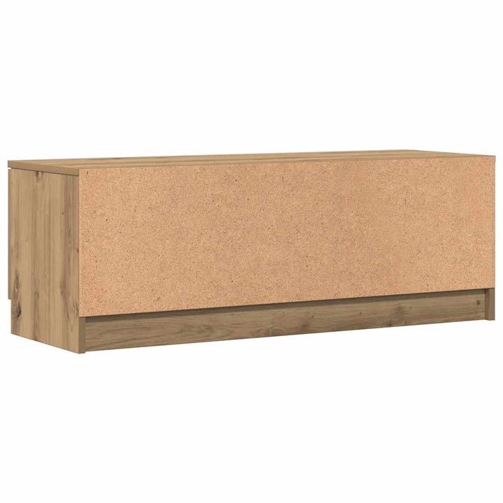 tv-bord 102x35x36,5 cm konstrueret træ kunsteg