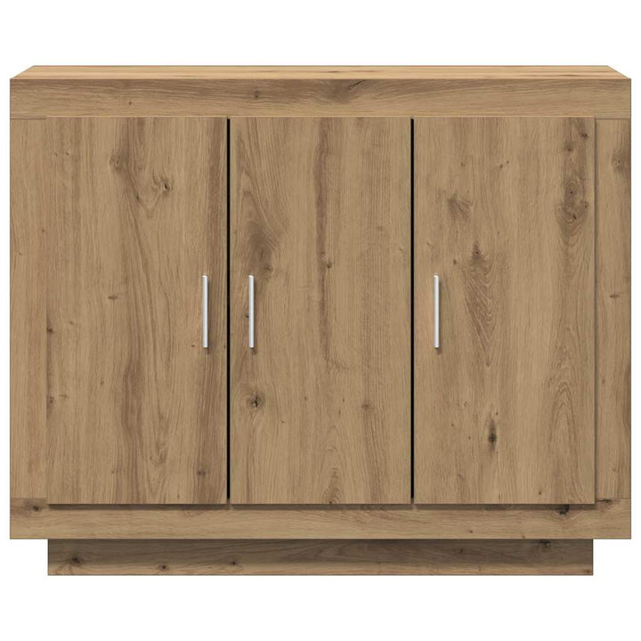 skænk 92x35x75 cm konstrueret træ artisan eg