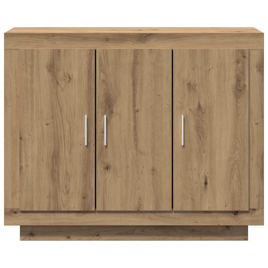 skænk 92x35x75 cm konstrueret træ artisan eg
