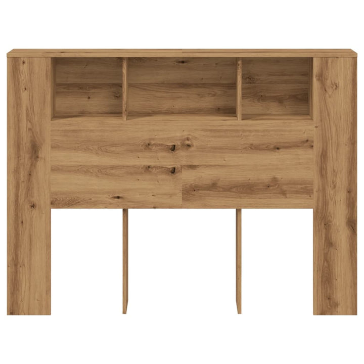 sengegavlskab håndlavet eg 140x18,5x102,5 cm konstrueret træ