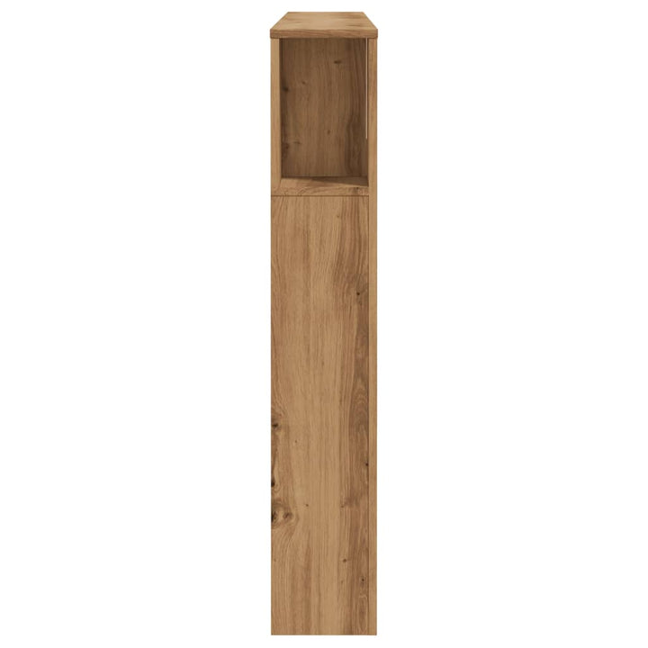 sengegavlskab håndlavet eg 140x18,5x102,5 cm konstrueret træ