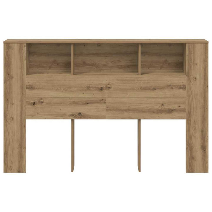 sengegavlskab håndlavet eg 160x18,5x103,5 cm konstrueret træ