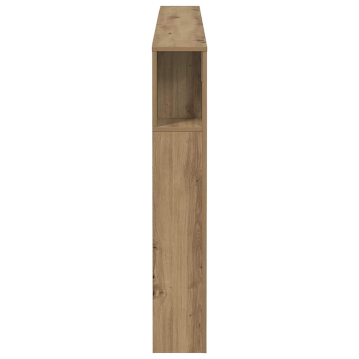 sengegavlskab håndlavet eg 160x18,5x103,5 cm konstrueret træ