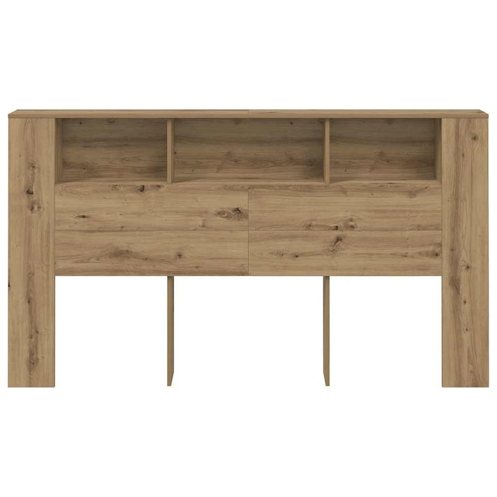 sengegavl m.opbevaring 180x18,5x102,5cm konstrueret træ kunsteg