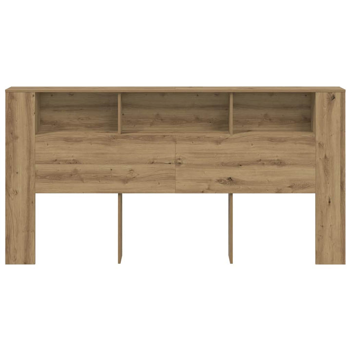 sengegavl med opbevaring 200x18,5x102,5 cm konstrueret træ
