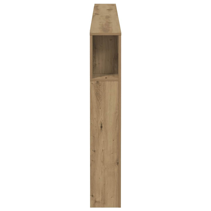 sengegavl med opbevaring 200x18,5x102,5 cm konstrueret træ