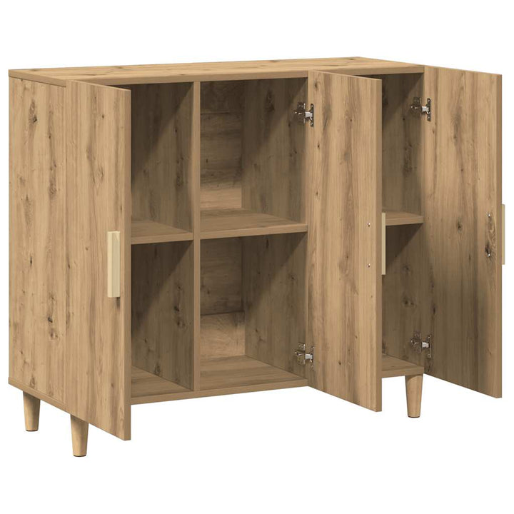 skab 90x34x80 cm konstrueret træ kunsteg