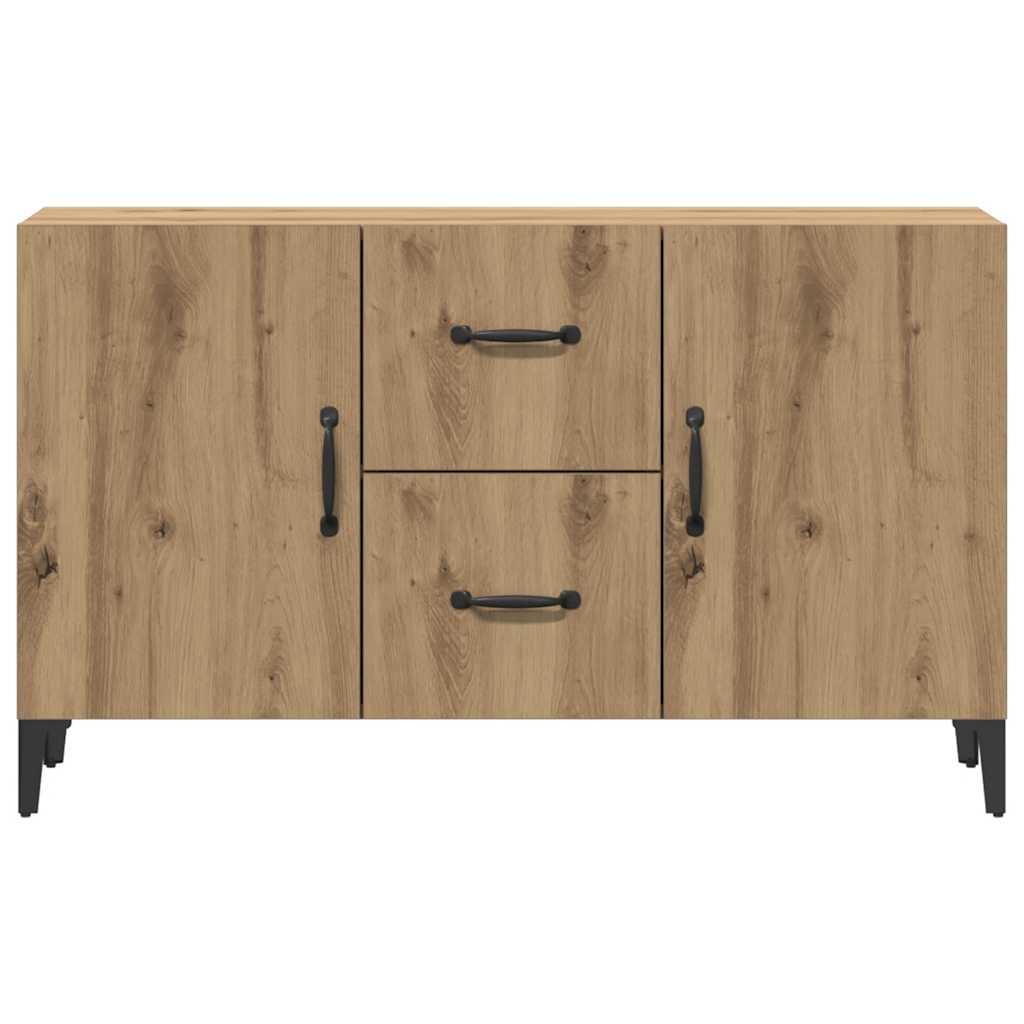 skænk 100x36x60 cm konstrueret træ kunsteg