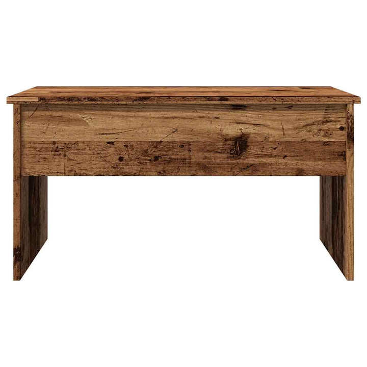 sofabord 80x50,5x41,5 cm konstrueret træ antikt træ