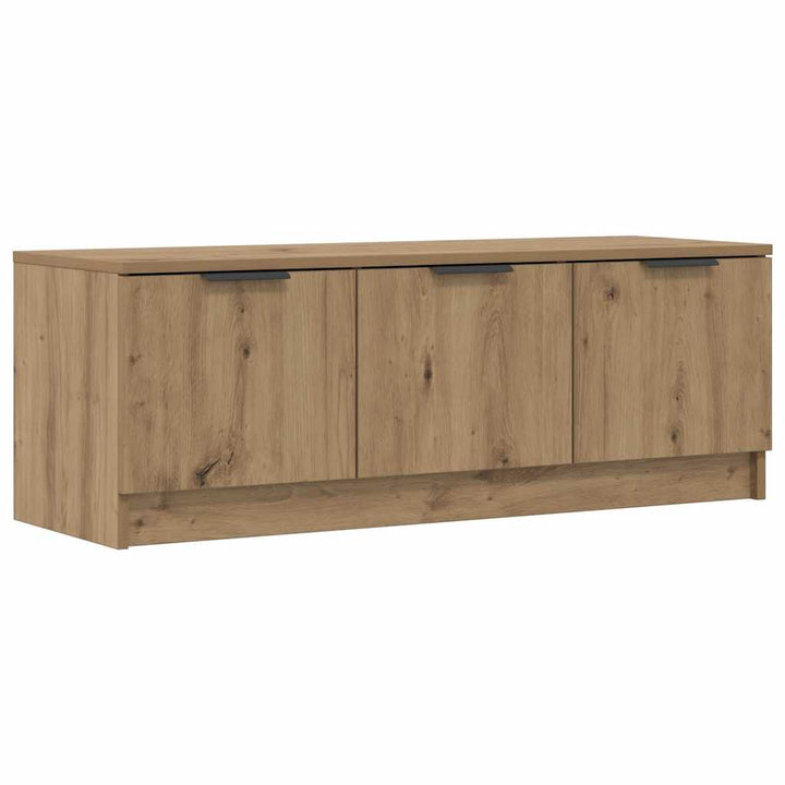 tv-bord 102x35x36,5 cm konstrueret træ kunsteg