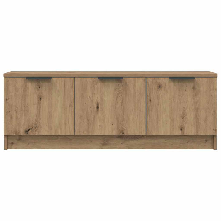 tv-bord 102x35x36,5 cm konstrueret træ kunsteg