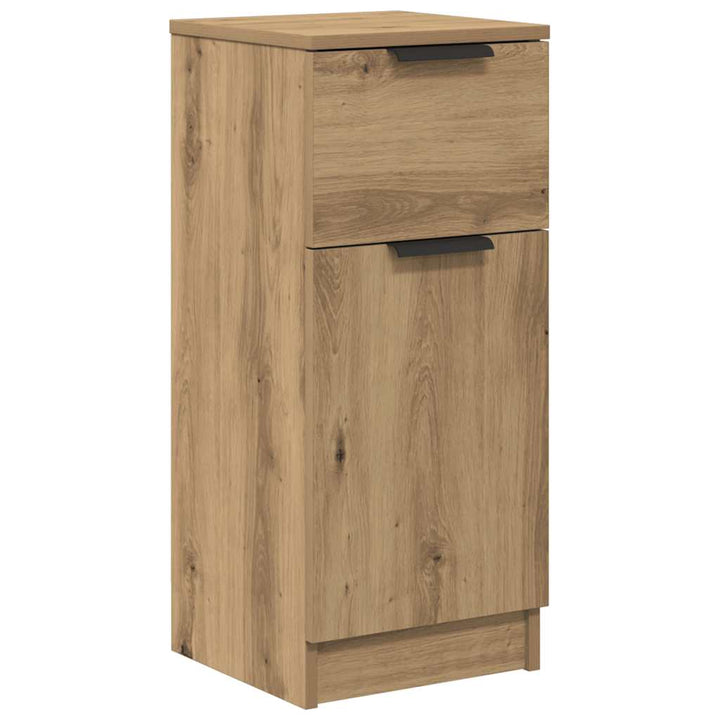 skænk 30x30x70 cm konstrueret træ kunsteg