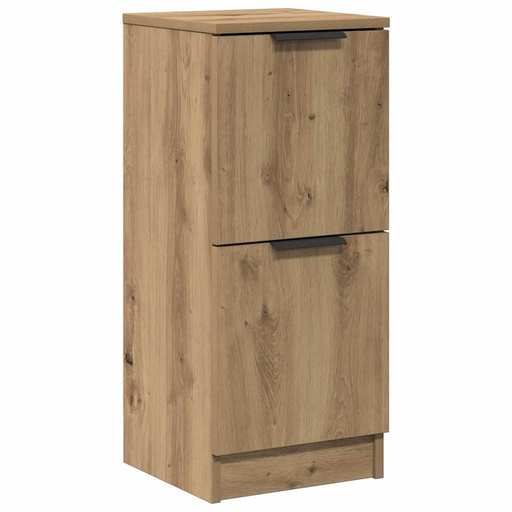 skænk 30x30x70 cm konstrueret træ kunsteg