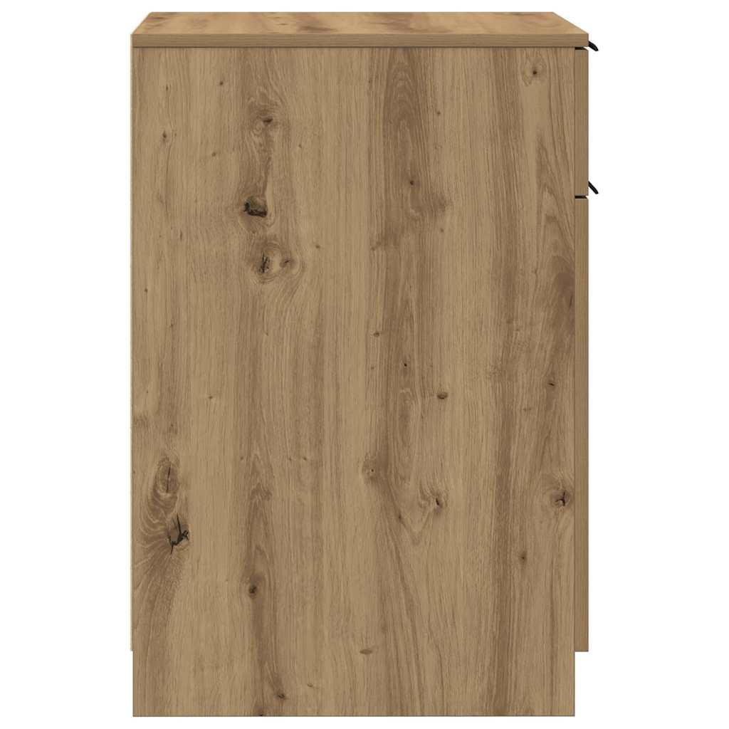 skrivebord 33x50x75 cm konstrueret træ kunsteg