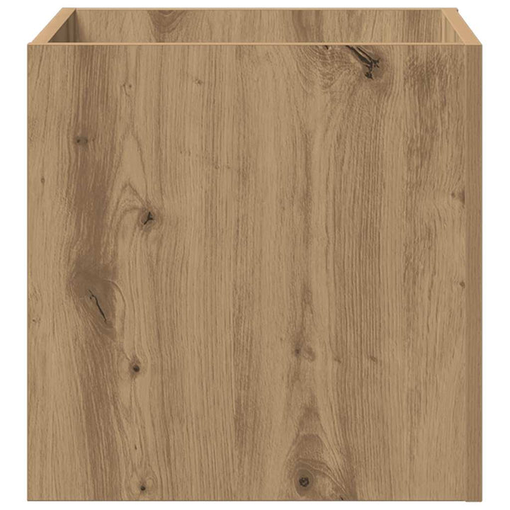 plantekasse 40x40x40 cm konstrueret træ kunsteg