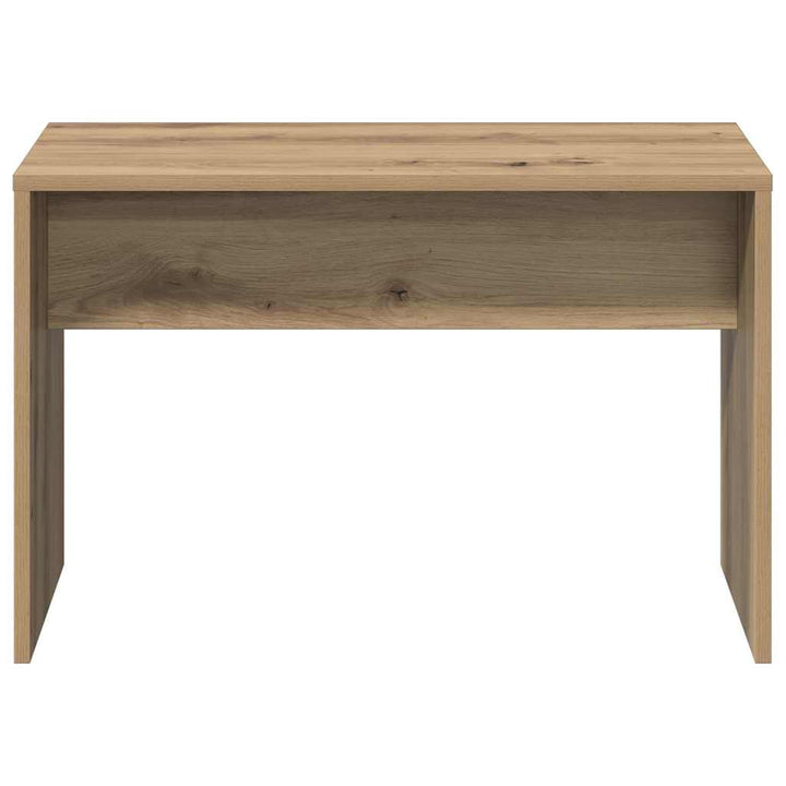 skammel til makeupbord 70x35x45cm konstrueret træ egetræsfarvet