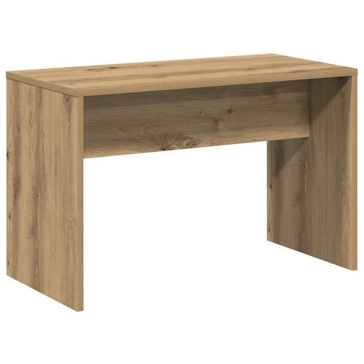 skammel til makeupbord 70x35x45cm konstrueret træ egetræsfarvet