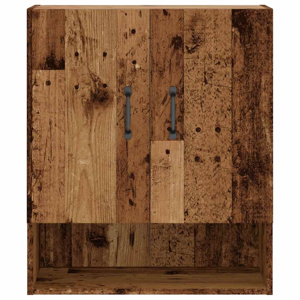 vægskab 60x31x70 cm konstrueret træ gammelt træ