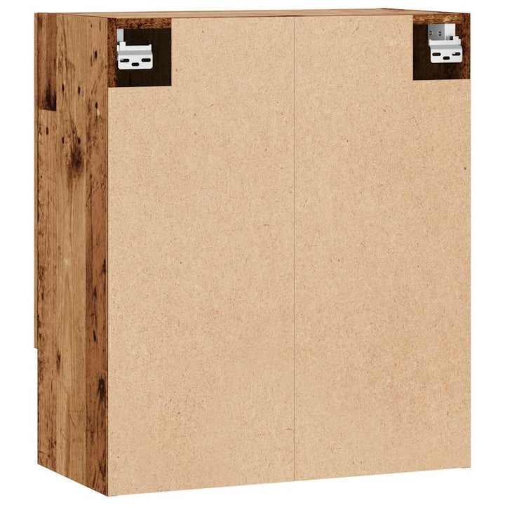 vægskab 60x31x70 cm konstrueret træ gammelt træ